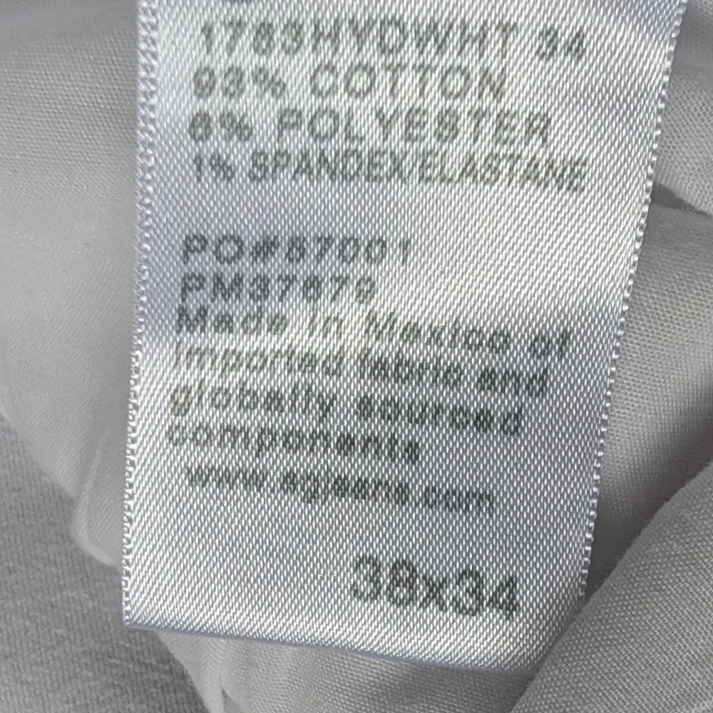 38x34 AG Adriano Goldschmied Tellis Modern Slim White EUC Tapered Leg